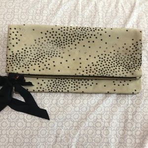 Clare V. Suede Foldover Clutch